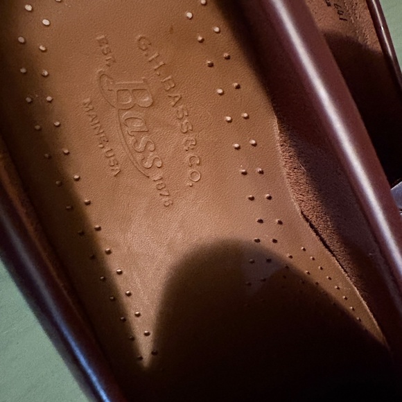 G.H. Bass & Co. Burgundy Leather Penny Loafers main image 6